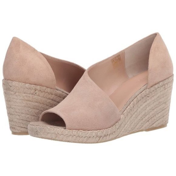 NEW Vince Sutton Espadrille‎ Wedge Heel Sandal Sand - Picture 1 of 6